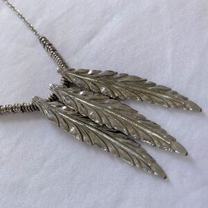 Silver Leaf Necklace